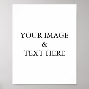 Póster Personalizado personalizado Su propia foto y texto