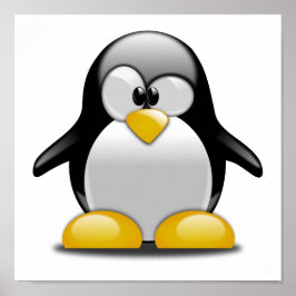 Póster Personalizado Pingüino Infantil