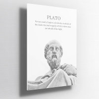 Personalizado Platón Poster de citas inspiradoras