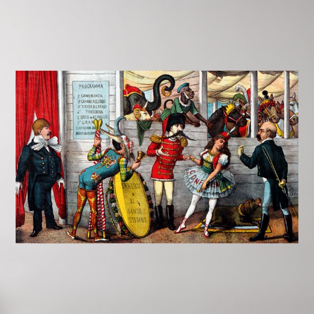 Póster Personalizado Político Italiano De Los Artistas De (Frente)