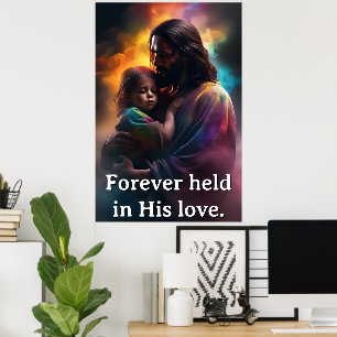 Póster Personalizado Por Siempre Mantenido En Su Amor