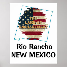 Póster Personalizado Poster de estado de Nuevo México