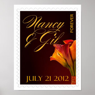 Póster Personalizado Poster de Forever para boda