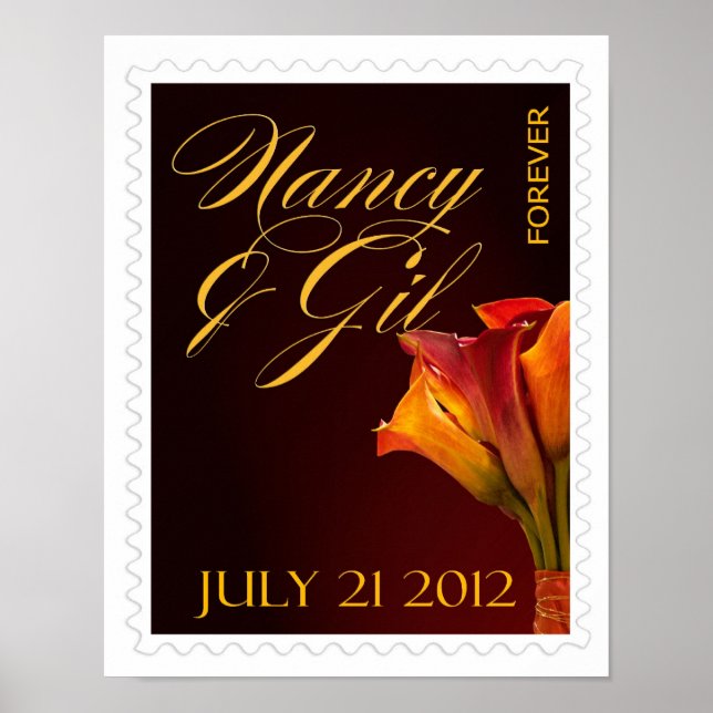 Póster Personalizado Poster de Forever para boda (Frente)