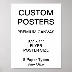 Póster Personalizado Poster de lienzo personalizado de 8,