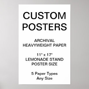 Póster Personalizado Poster de papel arcaico personalizad