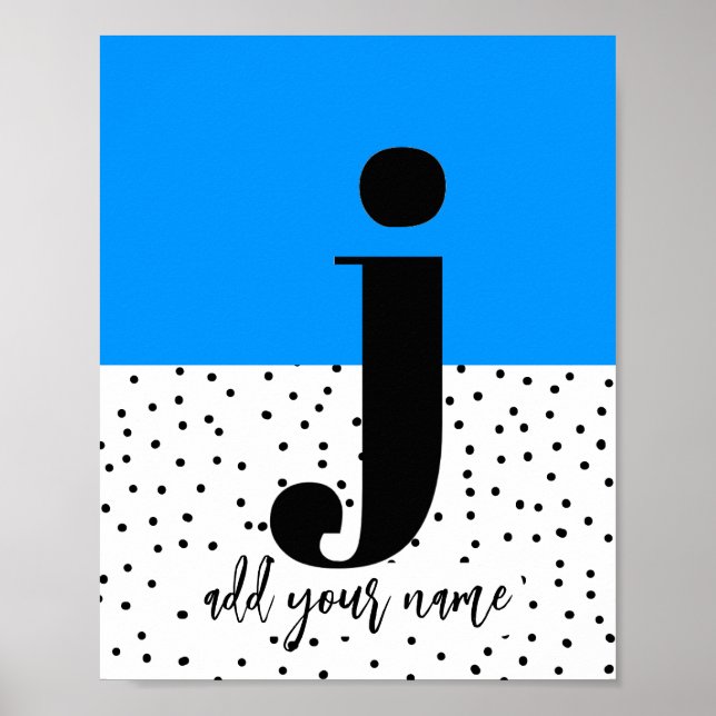 Póster PERSONALIZADO - Poster - Funda inferior j (Frente)