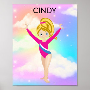 PÓSTER PERSONALIZADO POSTER GIMNASTICS DE RAINBOW