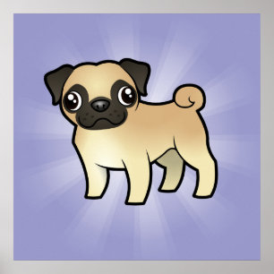 Póster Personalizado Pug