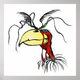 Póster Personalizado Redneck Vulture Bird