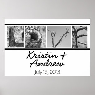 Póster Personalizado Regalo de Boda Único