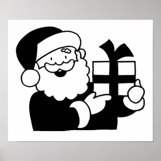 Póster Personalizado Santa