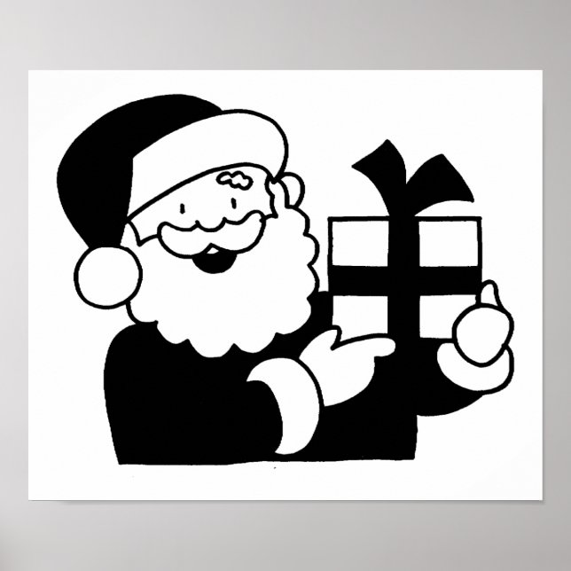 Póster Personalizado Santa (Frente)