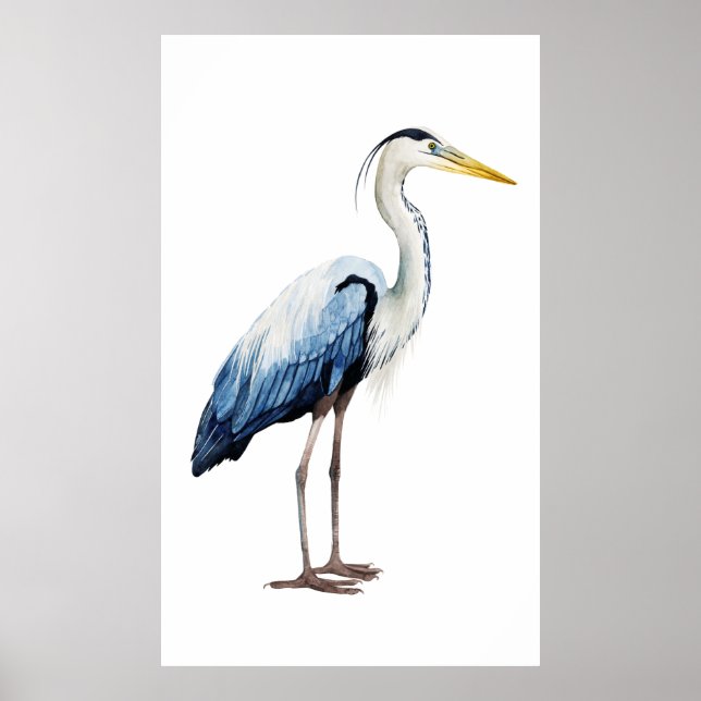 Póster Personalizado Seabird Heron II (Frente)