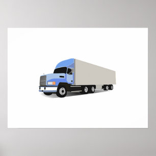 Póster Personalizado Semi Truck
