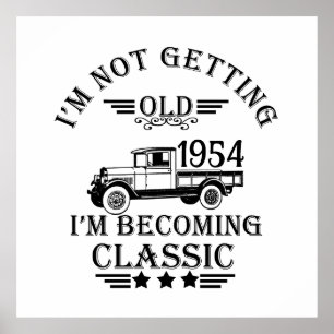 Póster Personalizado setenta años de 70 años