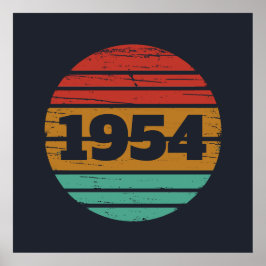 Póster Personalizado setenta años de 70 años