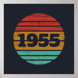 Póster Personalizado setenta años de 70 años