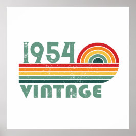 Póster Personalizado setenta años de 70 años