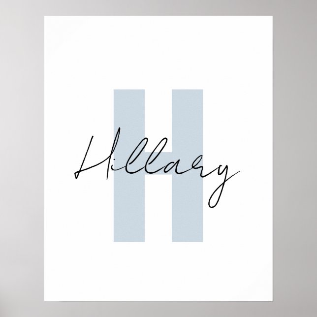 Póster Personalizado simple y moderno Personalizado (Frente)