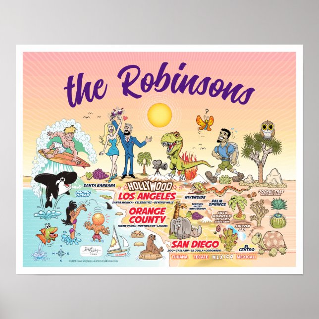 Póster Personalizado SoCal Dream Poster (Frente)