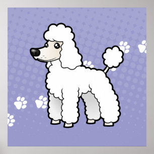 Póster Personalizado Standard/Miniature/Toy Poodle (corte