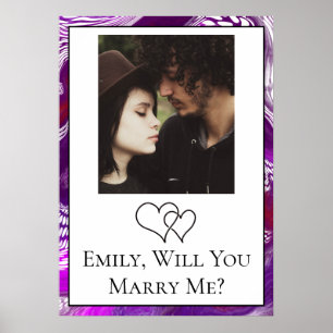 Póster Personalizado ¿Te Casarás Conmigo?