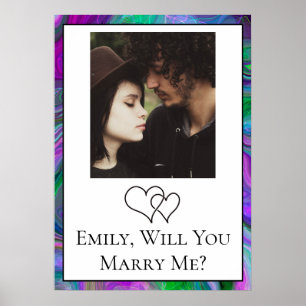 Póster Personalizado ¿Te Casarás Conmigo?