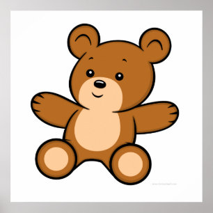 Póster Personalizado Teddy Bear Poster
