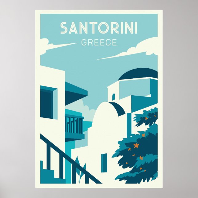 Póster Personalizado Texto Grecia (Frente)