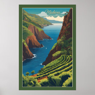 Póster Personalizado Texto Madeira Portugal