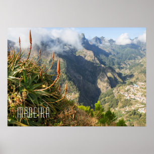 Póster Personalizado Texto Madeira Portugal