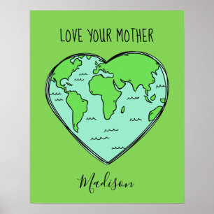 Póster Personalizado texto, nombre y color poster de amor