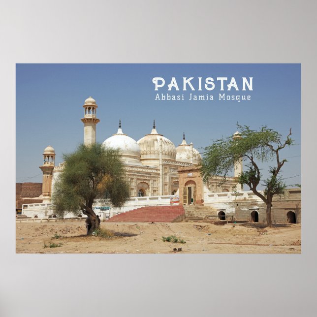 Póster Personalizado Texto Pakistán (Frente)