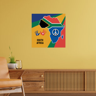 Póster Personalizado Textos Sudáfrica