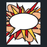Póster Personalizado TIENE TU OPINIÓN Burbuja<br><div class="desc">Se deja en blanco para que pueda personalizar. Escribir a mano o usar uno de los grandes tipos de letra de Zazzle para agregar tu mensaje o nombre o el nombre de un ser querido para crear un regalo único. Personaliza, personalizar, haz que sea tu propio arte del cómic pop....</div>