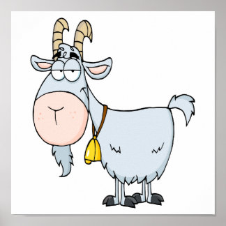 Póster personalizado tonto billy cabra