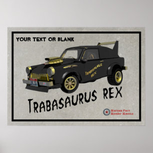 Póster Personalizado Trabant Car de Alemania Oriental