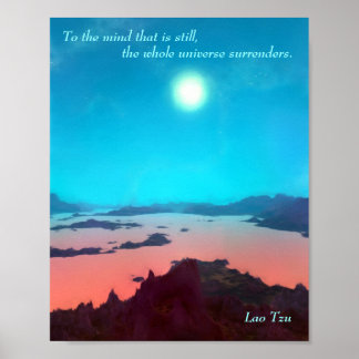 Póster Personalizado tzú lao cita a Aquarius primer Poste