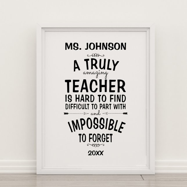 Póster Personalizado, un poster de profesores realmente a (Subido por el creador)