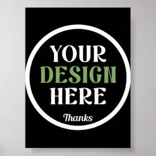 Póster personalizado, único, elegante y minimalista