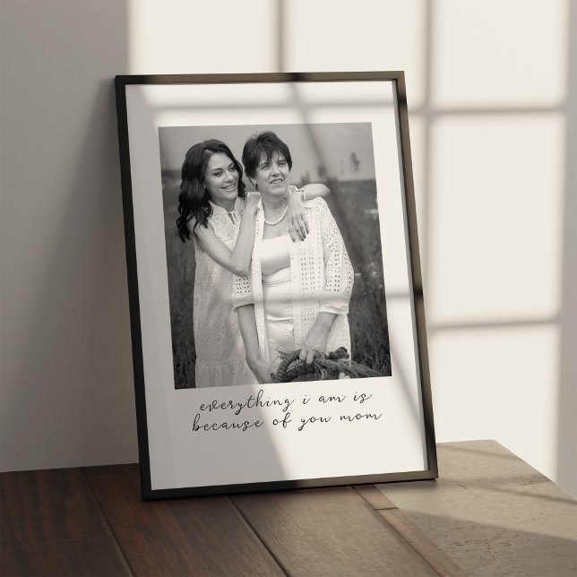 Póster Personalizado único regalo de fotos en blanco y ne (Subido por el creador)