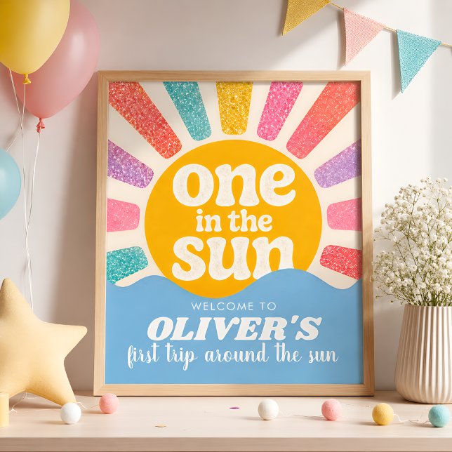Póster personalizado 'Uno en el Sol' con nombre (Subido por el creador)