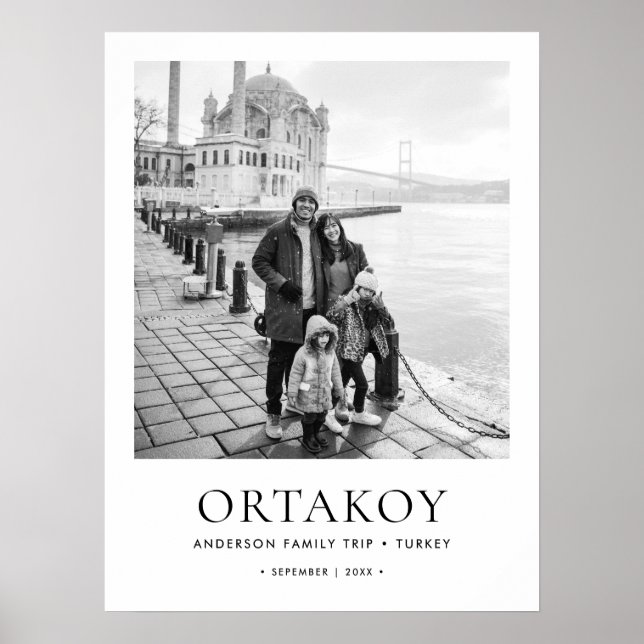 Póster Personalizado Viaje Foto y detalles Poster de esti (Frente)