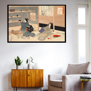 Póster Personalizado Vintage Japonés Tea Ceremonia Art 2