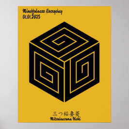 Póster Personalizado Vintage Minimalista japonés