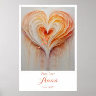 Póster Personalizado Wall Art con nombre y fecha especial