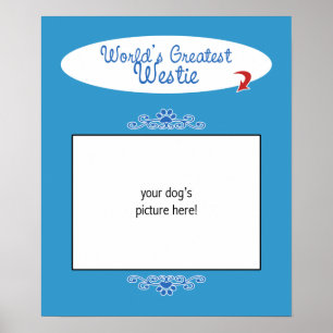 Póster Personalizado Worlds Greatest Westie