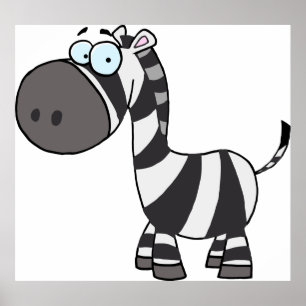 Póster Personalizado Zebra