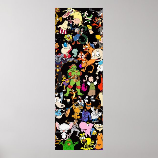 Póster Personalizados retro rugratamente personalizado de (Frente)